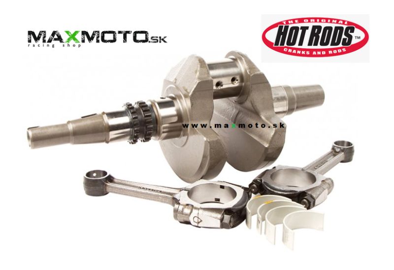 Kľukový hriadeľ KAWASAKI KVF 750 Brute Force, KFX 700, KVF 700 Prairie, SUZUKI LTV 700 + ojnice a puzdrá 