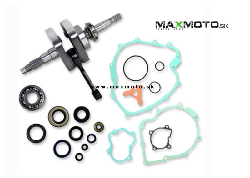 Kľukový hriadeľ YAMAHA Rhino, Grizzly 660 + ložiská a tesnenia