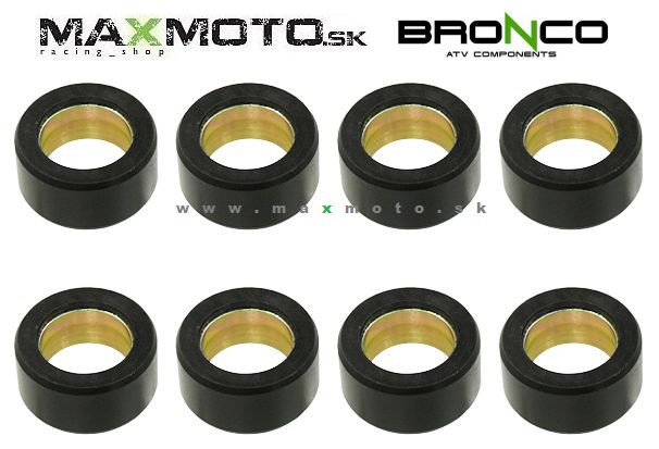 Komplet rolky variátora YAMAHA Grizzly 400/ 450, Kodiak 400/ 450 - 8ks