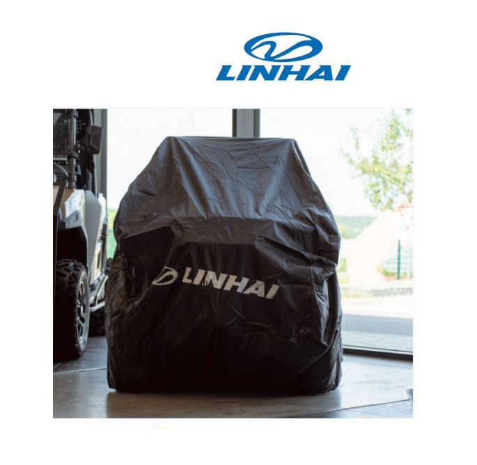 Krycia plachta na štvorkolku LINHAI  - čierna