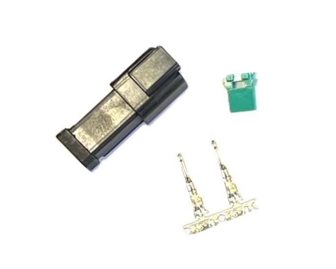 Konektor 2PIN pre LED svetlá, samica, 1ks