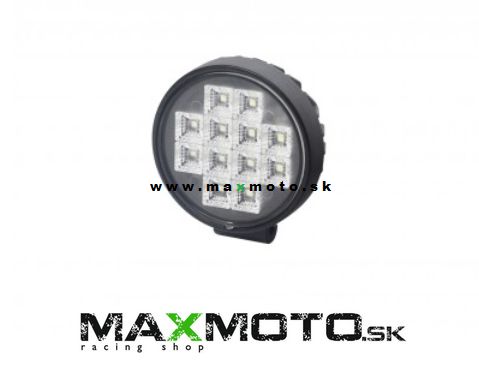 LED pracovné svetlo 12LED, 12-24V, 1800lm - okrúhle