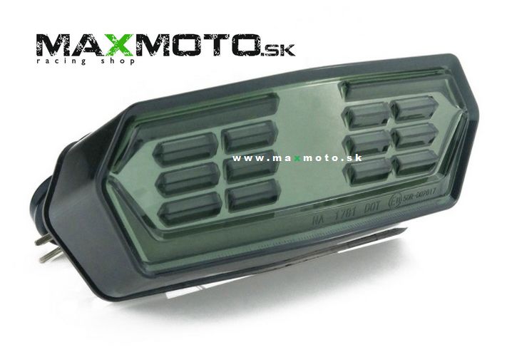 Zadné LED svetlo pre štvorkolky, motorky, univerzálne, homologizované