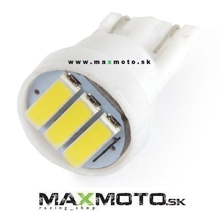 LED autožiarovka STANDARD T10 3SMD 7020 - 12V