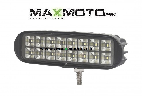 LED pracovné svetlo L0166, 16LED Flood, 12V/ 24V, 24W