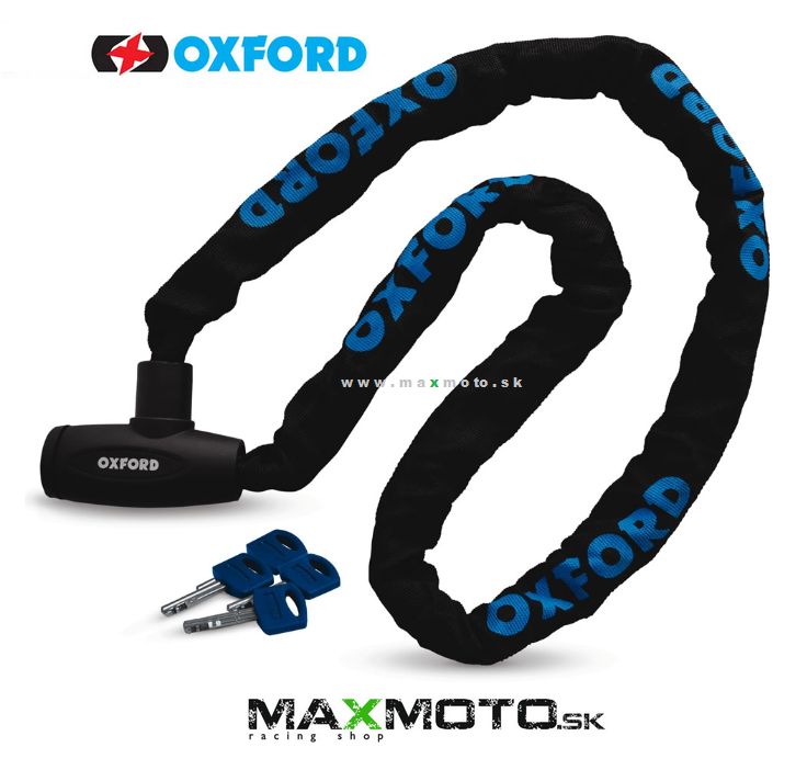 Zámok na štvorkolku, motorku OXFORD GP CHAIN 1,5m, 8mm