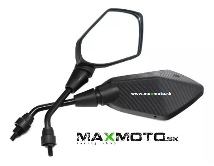Spätné zrkadlá pre štvorkolky, motorky - sada MTS carbon