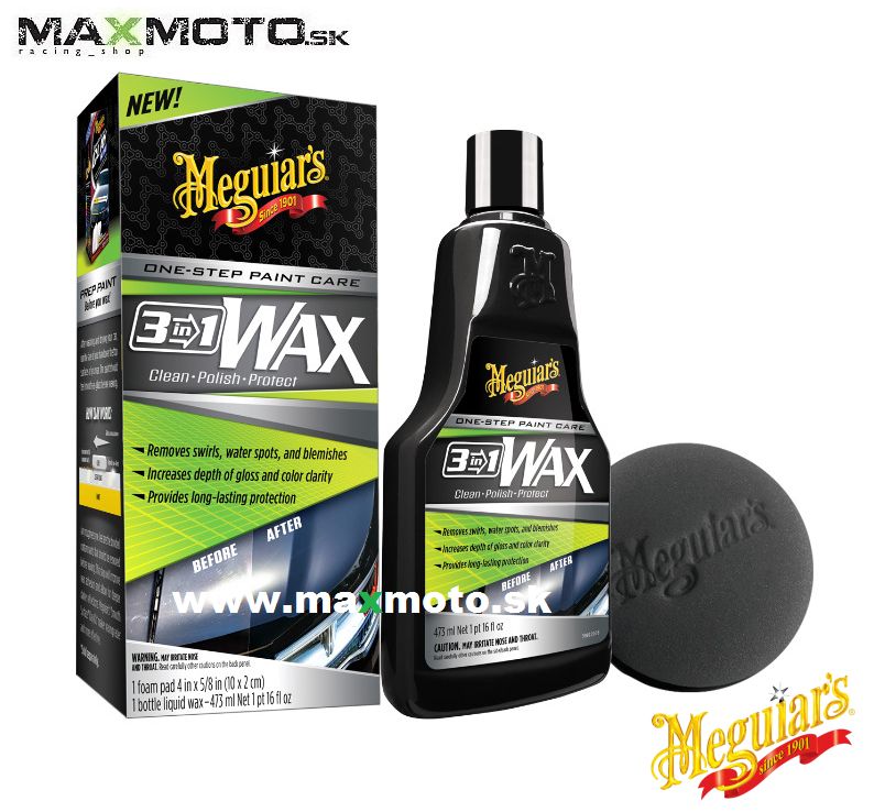 Leštenka s voskom 3-in-1 WAX, 473ml