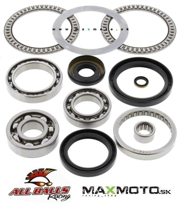 Ložiská predného diferenciálu KAWASAKI Brute Force 650/ 750, Prairie 360/ 650/ 700, SUZUKI LTV-700