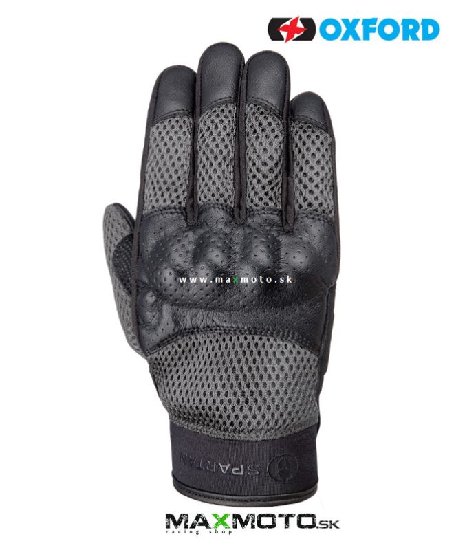Rukavice OXFORD SPARTAN AIR, čierno šedé