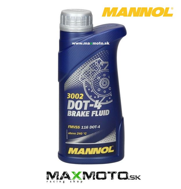 Brzdová kvapalina MANNOL Brake Fluid DOT-4 3002, 450ml