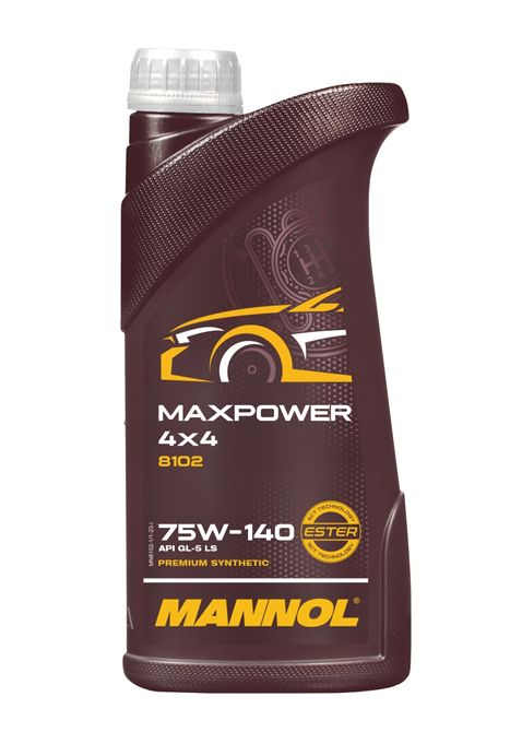 Prevodový olej MANNOL Maxpower 4x4 75W-140 API GL-5 LS, 1L