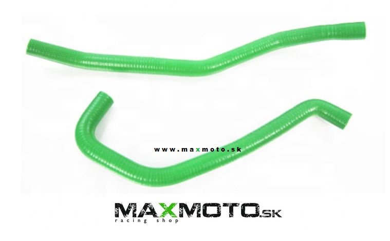 Silikónové hadice vodného potrubia YAMAHA Raptor 700 06-12, zelené