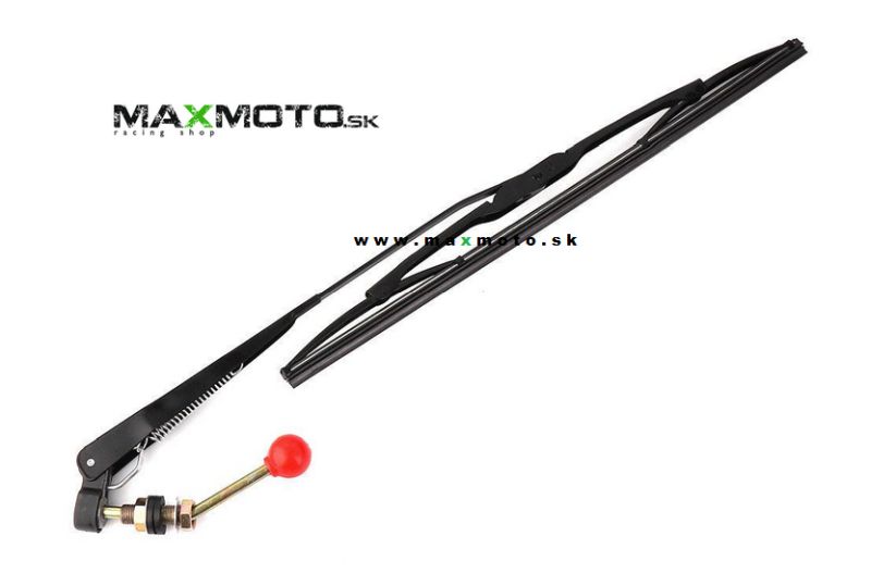 Manuálny stierač pre UTV, model 2 (rameno 36 cm, stierač 40 cm)