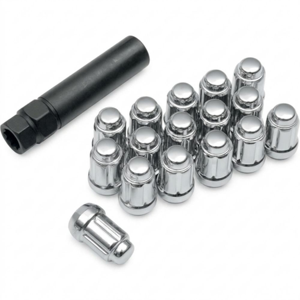 Matice 12mmX1.50 SPLINED 60 TAPERED CHROME LUG NUT, chrómové, balenie 16ks