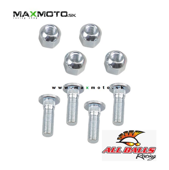 Matice a štifty kolies HONDA TRX 200/ 250/ 300/ 350/ 400/ 420/ 450/ 500/ 680