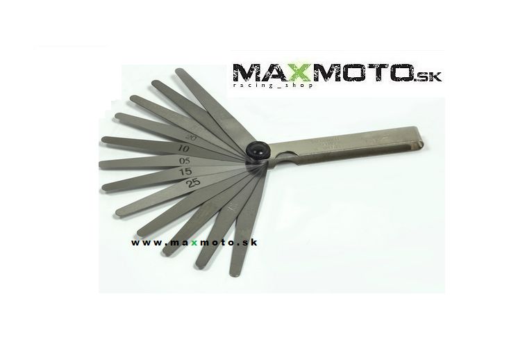 Mierky na meranie vôle ventilov FEELER GAUGE - 13 plátové
