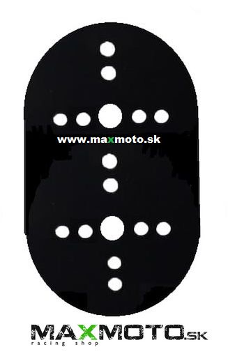 Montážna platňa nosiča na kanister CF MOTO, oválna