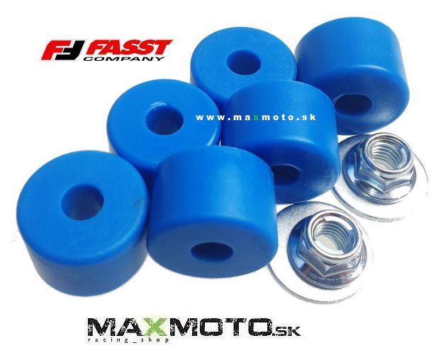 Náhradné elastoméry pre riadidlá FASST, tuhosť 88 - modré