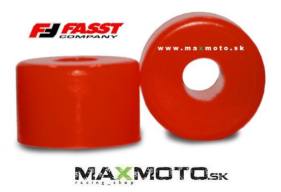 Náhradné elastoméry pre riadidlá FASST, tuhosť 95 - červené