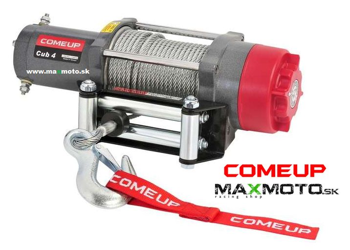 Navijak COMEUP Cub 4 12V STD, 4000lbs, oceľové lano