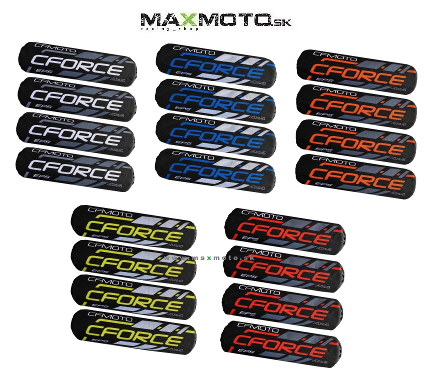 Návleky tlmičov CF MOTO CFORCE, 4ks - NOVÝ MODEL