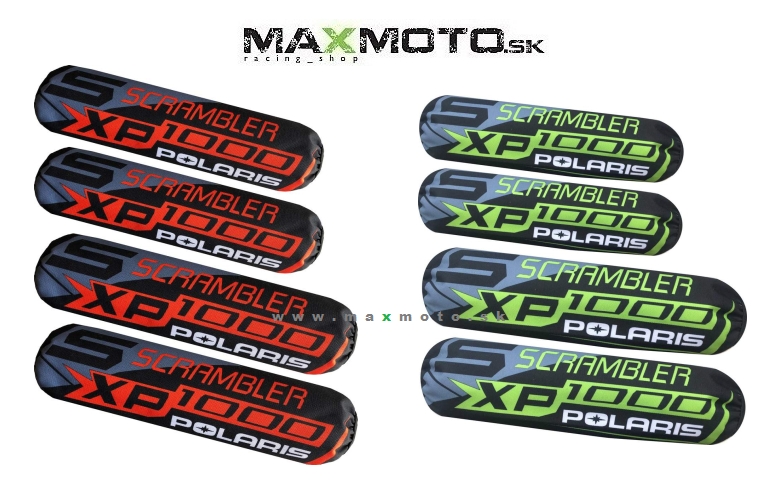 Návleky tlmičov POLARIS Scrambler 1000 S, 4ks - NOVÝ MODEL
