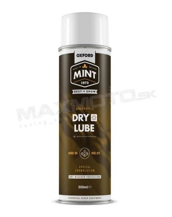 Sprej na mazanie reťaze do sucha OXFORD MINT DRY LUBE, 500ml