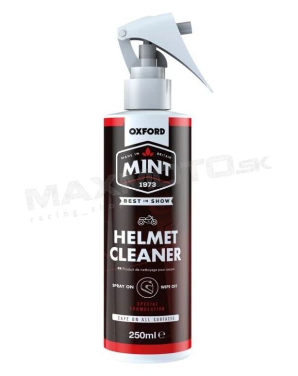 Sprej na čistenie plexi OXFORD MINT HELMET CLEANER, 250ml