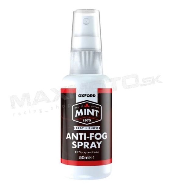 Sprej proti zahmlievaniu OXFORD MINT ANTI-FOG SPRAY, 50ml