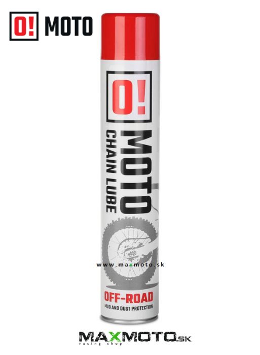 Sprej na reťaz O-MOTO CHAIN LUBE OFF-ROAD, 750ml