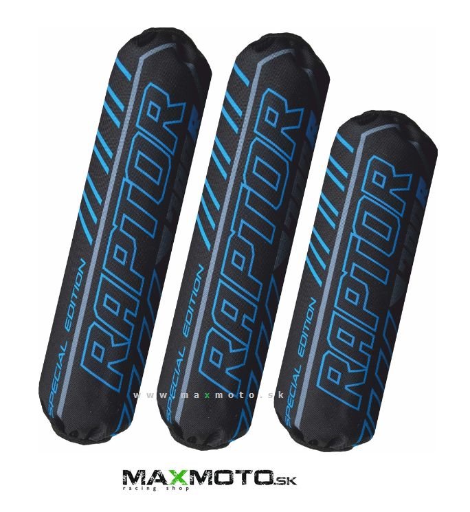 Návleky tlmičov YAMAHA Raptor 700, 3ks, čierne, model 2022