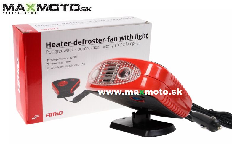 Ohrievač, ventilátor 12V, 150W