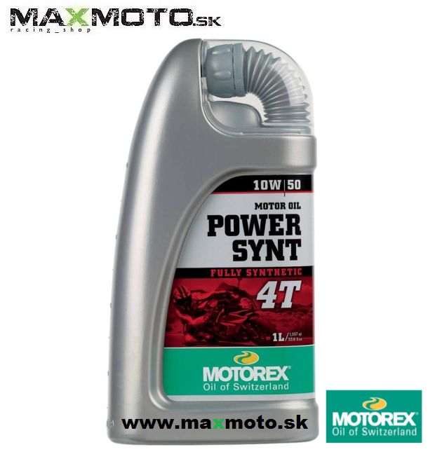 Olej MOTOREX POWER SYNT 4T 10W50, 1L 