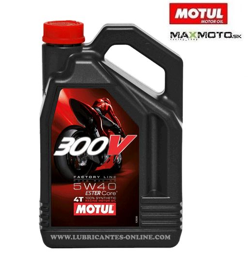 Oleje Motul 4T: Olej MOTUL 300V 4T 5W40 4L FACTORY LINE ROAD