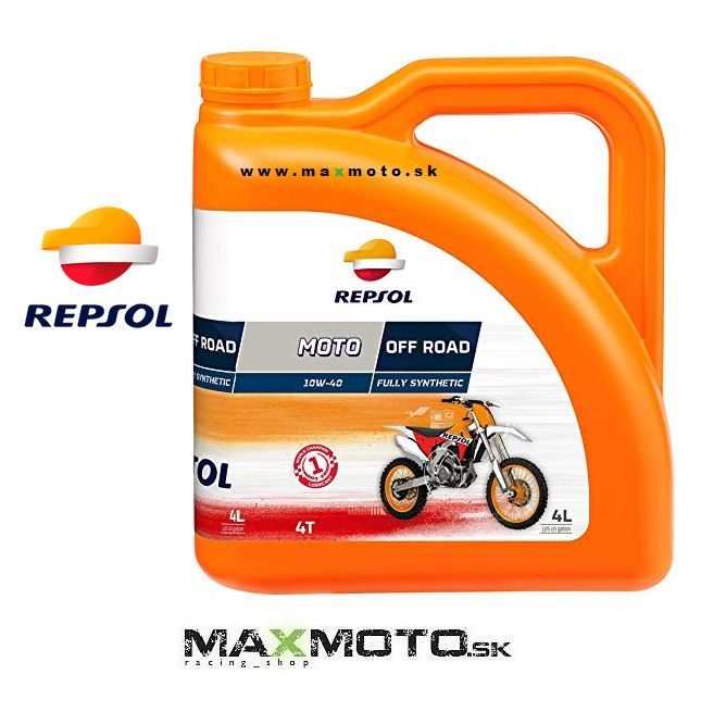 Olej Repsol Moto Off Road Fully Synthetic 4T 10W40 4L