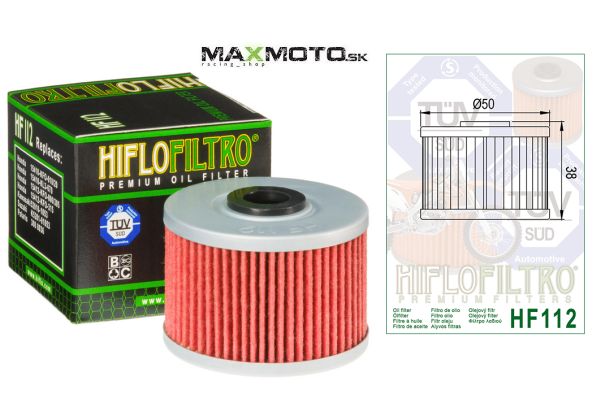 Olejový filter HONDA, KAWASAKI, SUZUKI HF112