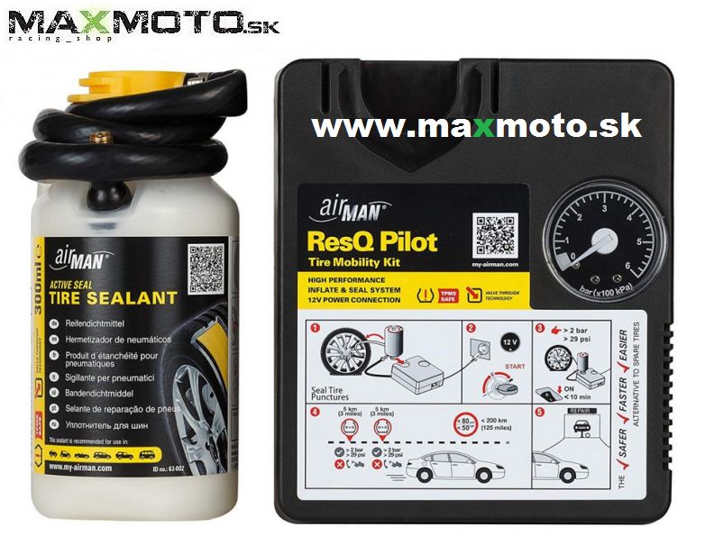 Opravná sada ResQ Pilot Mobility 12V s kompresorom