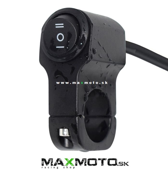 Univerzálny 3-polohový vypínač, hliníkový, vodotesný