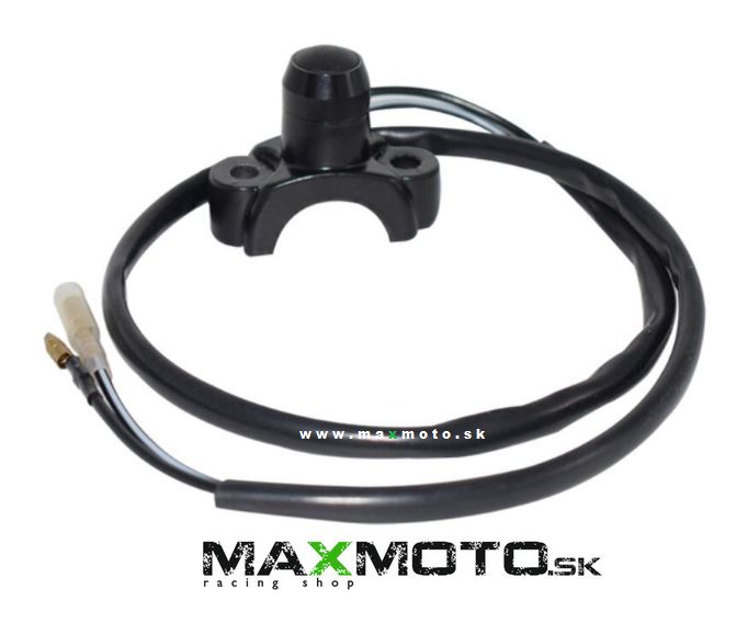 Univerzálny spínač, hliníkový, čierny