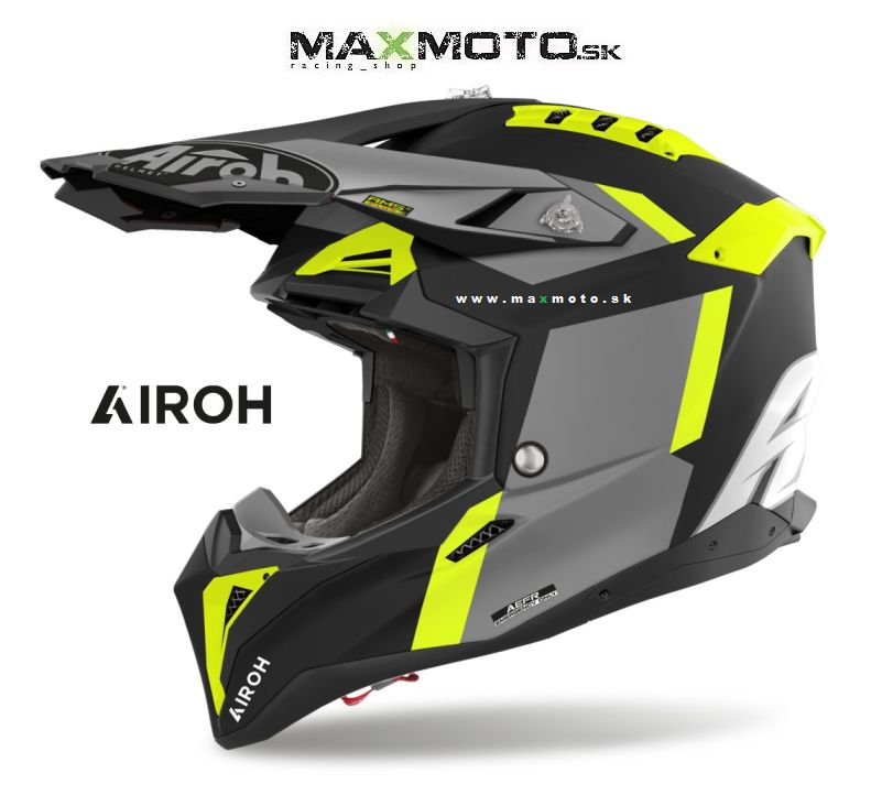 Prilba AIROH AVIATOR 3.0 Glory, matná žltá