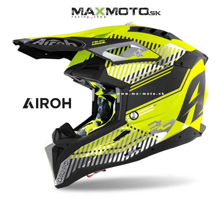Prilba AIROH AVIATOR 3.0 Wave, matná žltá