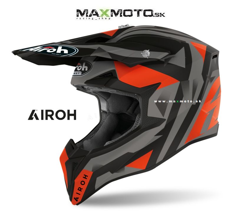 Prilba AIROH WRAAAP Sequel, matná oranžová
