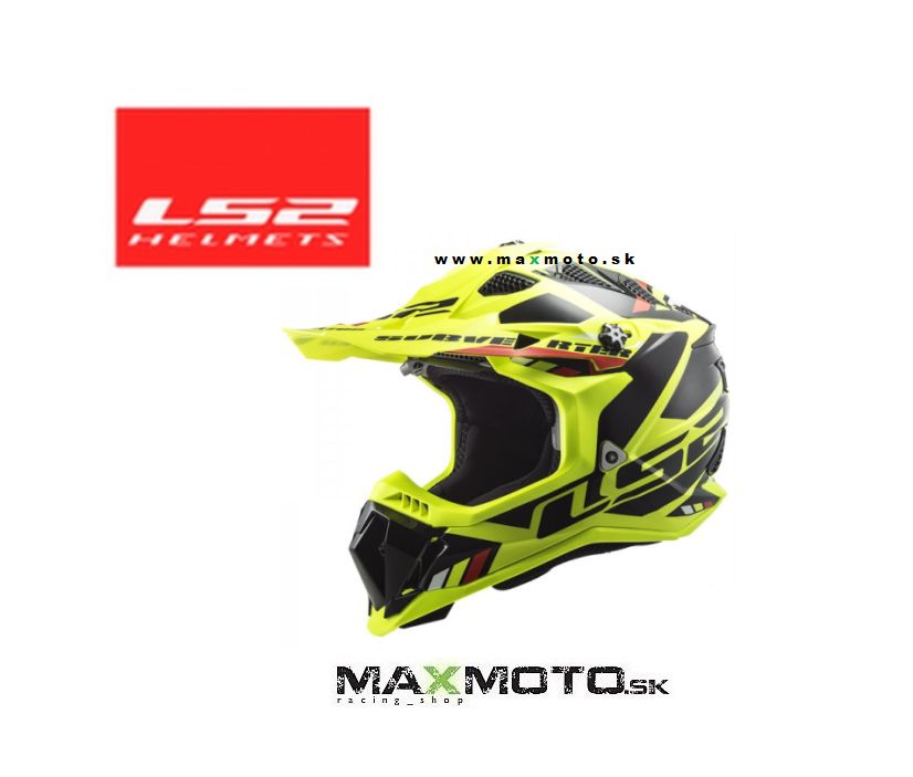 Prilba LS2 MX700 SUBVERTER STOMP, neonová žltá/čierna