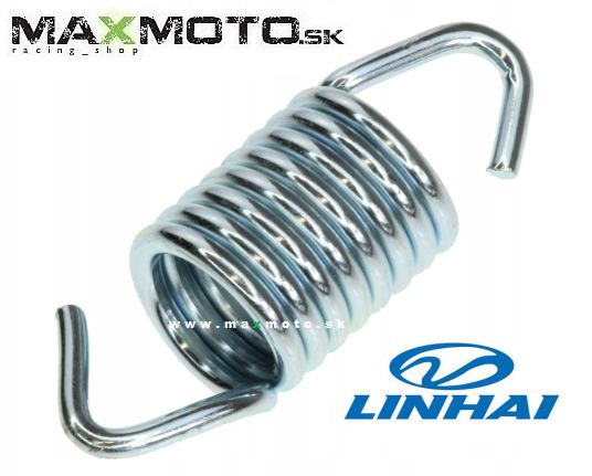 Pružinka výfuku LINHAI 260/ 300/ 400/ 500/ M550/ M565/ M750, 23408