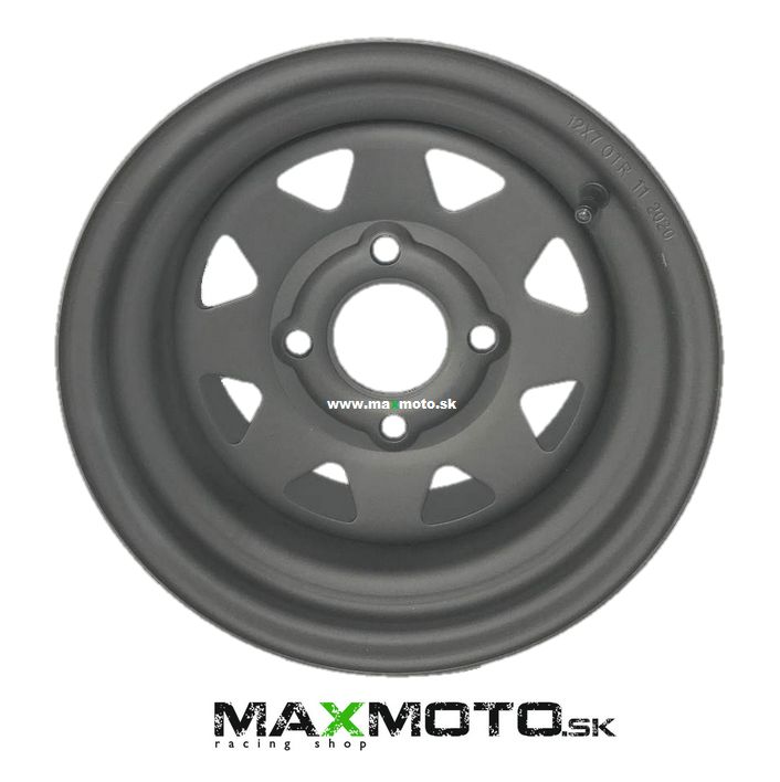 Disk 12x7, 4/110 offset 4+3, YAMAHA, HONDA, KAWASAKI, SUZUKI, čierny matný