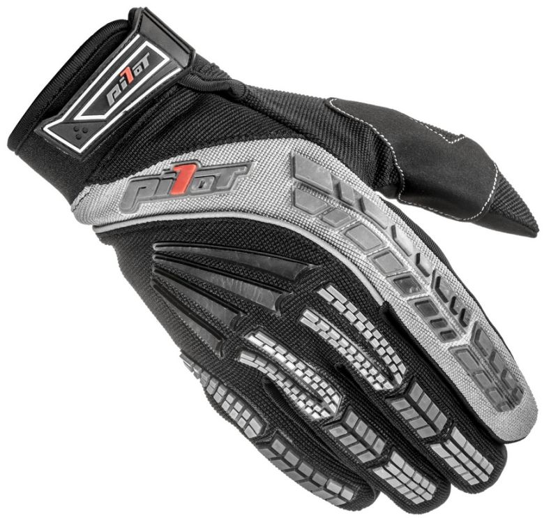 Rukavice PILOT Pioneer, čierna/ šedá