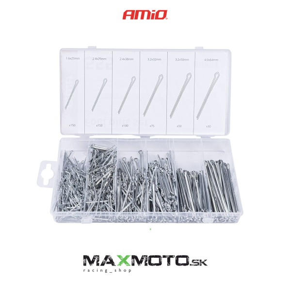Sada závlačiek AMIO - 555ks
