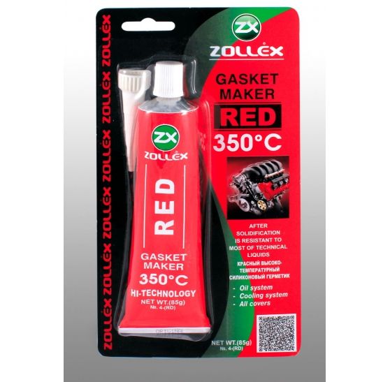 Silikón ZOLLEX RED - červený do 350°C