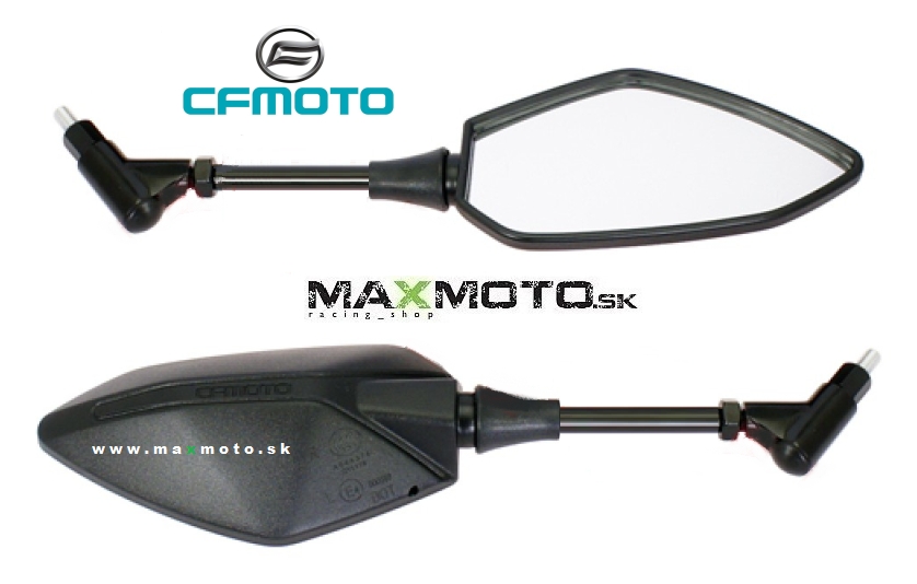 Spätné zrkadlo CF MOTO Gladiator X625/ X1000, pravé/ ľavé, hranaté, 9AY0-200300/ 9AY0-200200